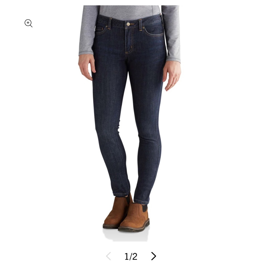 CARHARTT Slim Fit Layton Jean- (Midnight Sky) Size 2 Tall NWOT